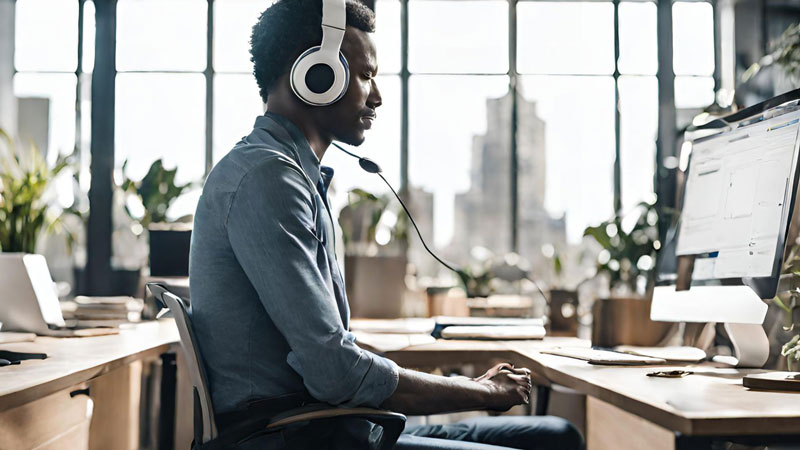 a man wearing a headphone | contentcreationcollege.com